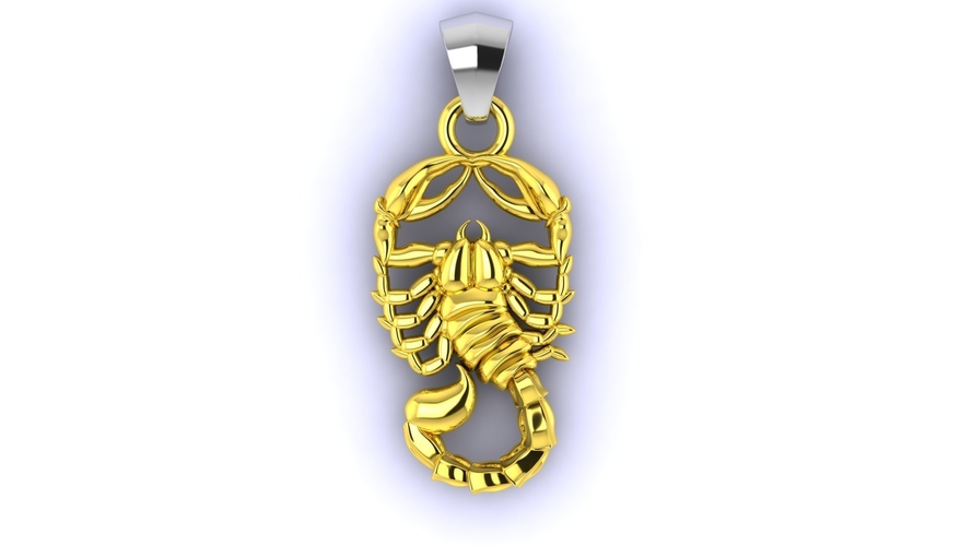 Jewelry Pendant Scorp 3D Print 515142