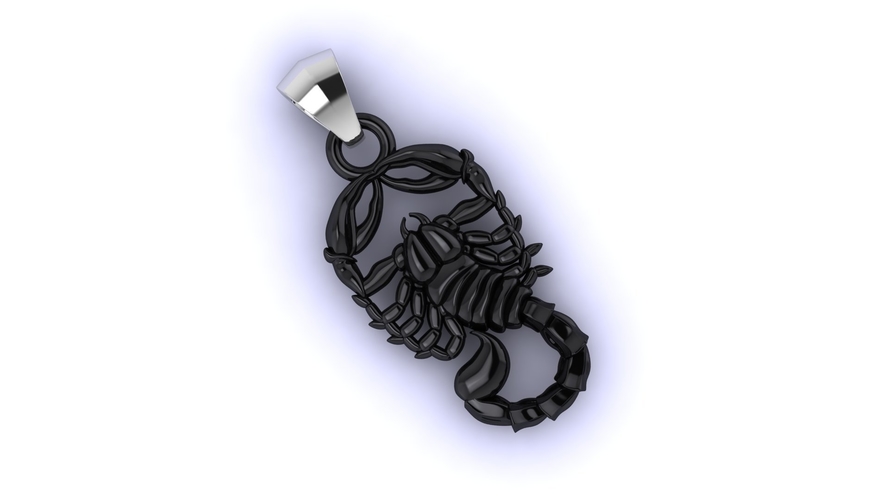 Jewelry Pendant Scorp 3D Print 515143