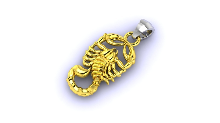 Jewelry Pendant Scorp 3D Print 515145