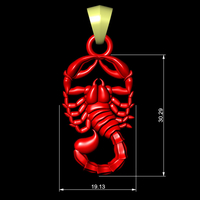 Jewelry Pendant Scorp - Thumbnail 5