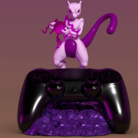 Small MEWTWO 3D Printing 515206