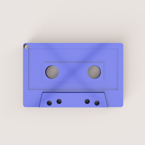 AUDIO CASSETTE CARD HOLDER 3D Print 515362