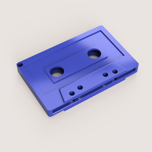 AUDIO CASSETTE CARD HOLDER 3D Print 515364