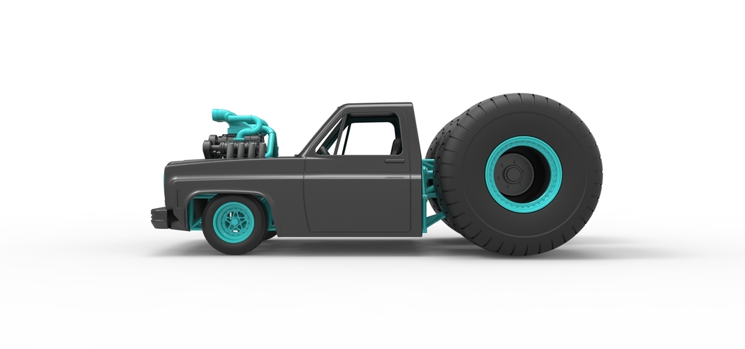 Concept dragster truck Scale 1:25 3D Print 515409