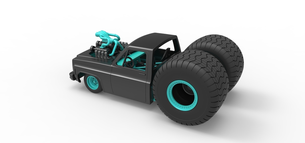 Concept dragster truck Scale 1:25 3D Print 515412