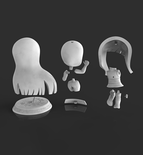 3D file Hinata Hyuga - Naruto - Figure Printable 💬・Design to