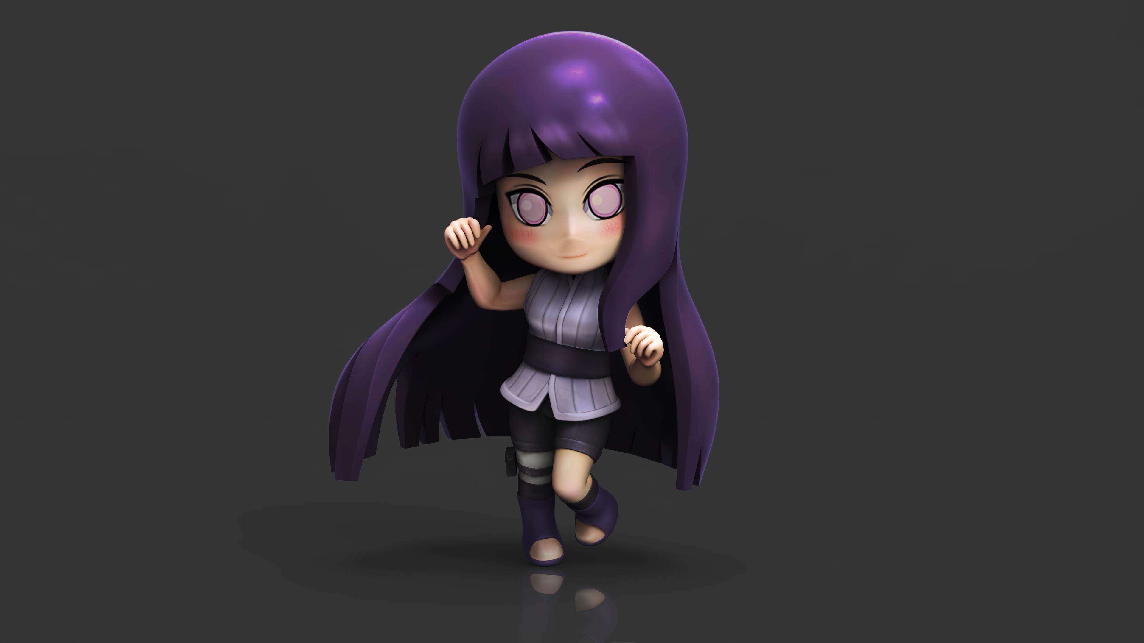 3D file Hinata Hyuga - Naruto - Figure Printable 💬・Design to