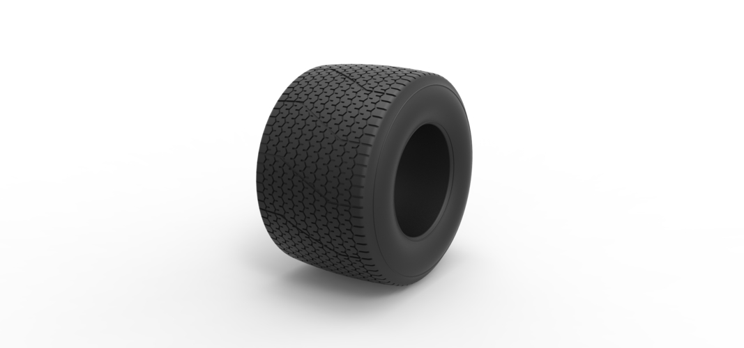 Dirt Sprint racing tire 21 Scale 1:25 3D Print 515718