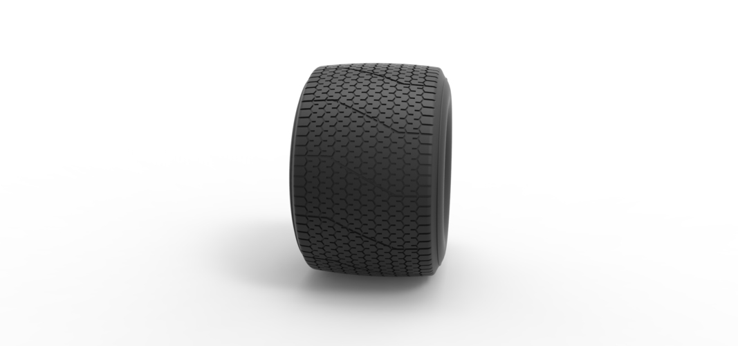 Dirt Sprint racing tire 21 Scale 1:25 3D Print 515719