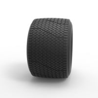 Dirt Sprint racing tire 21 Scale 1:25 - Thumbnail 3