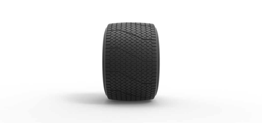 Dirt Sprint racing tire 21 Scale 1:25 3D Print 515720