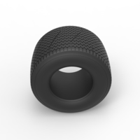 Dirt Sprint racing tire 21 Scale 1:25 - Thumbnail 6