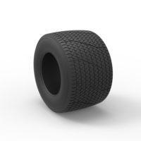 Dirt Sprint racing tire 21 Scale 1:25 - Thumbnail 8