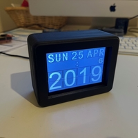 Small Arduino Flip Clock 3D Printing 515878