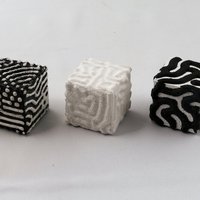 Small Reaction-Diffusion Cube 3D Printing 51588