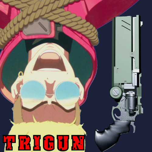 Trigun The Stampede Vash Revolver 3D Print 515982