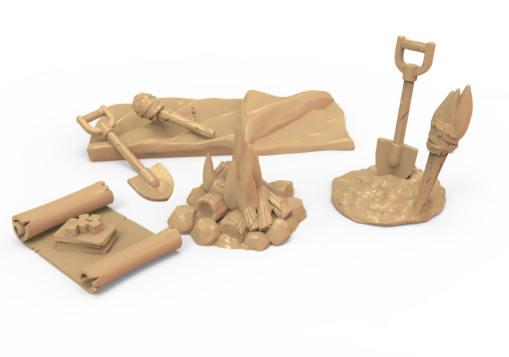 Adventurer's Pack 3D Print 516030