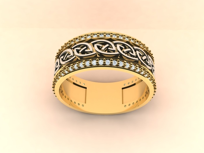 Celtic knot ring 004 3D Print 516047