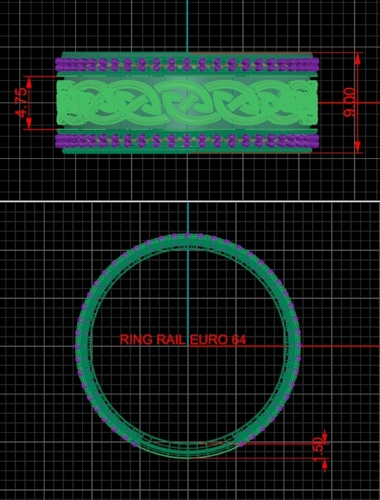 Celtic knot ring 004 3D Print 516050