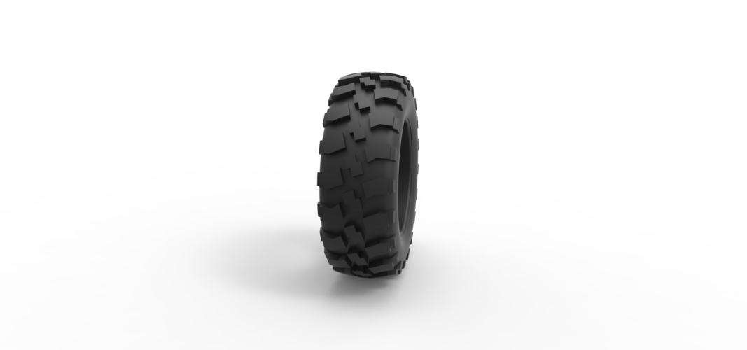 Diecast offroad tire 62 Scale 1:25 3D Print 516076