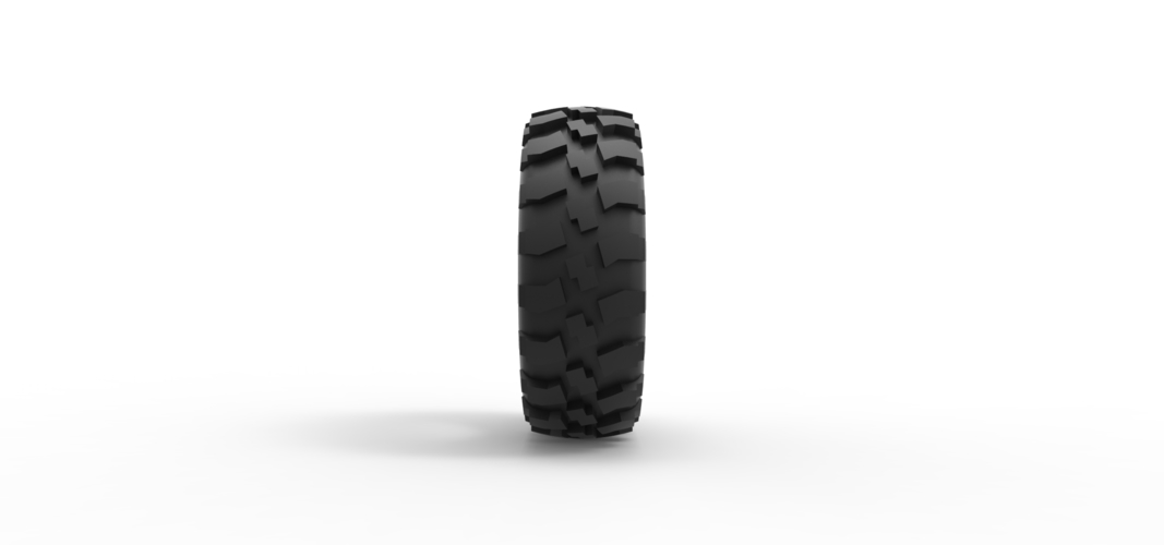 Diecast offroad tire 62 Scale 1:25 3D Print 516077