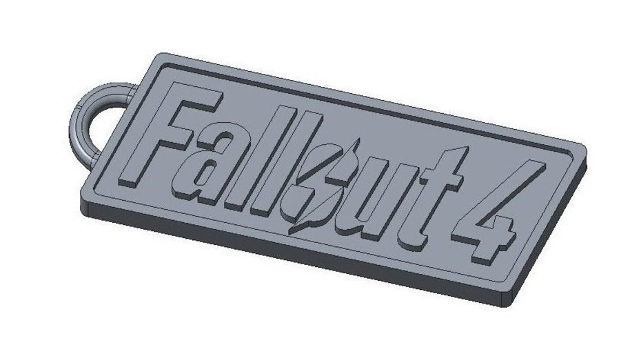 Fallout 4 Keytag 3D Print 51608