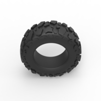 Offroad tire 63 Scale 1:25 - Thumbnail 6