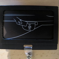 Card/Badge holder with Token/2FA slot - Thumbnail 3