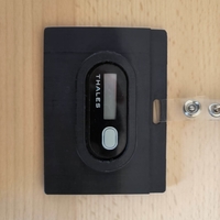 Small Card/Badge holder with Token/2FA slot 3D Printing 516149