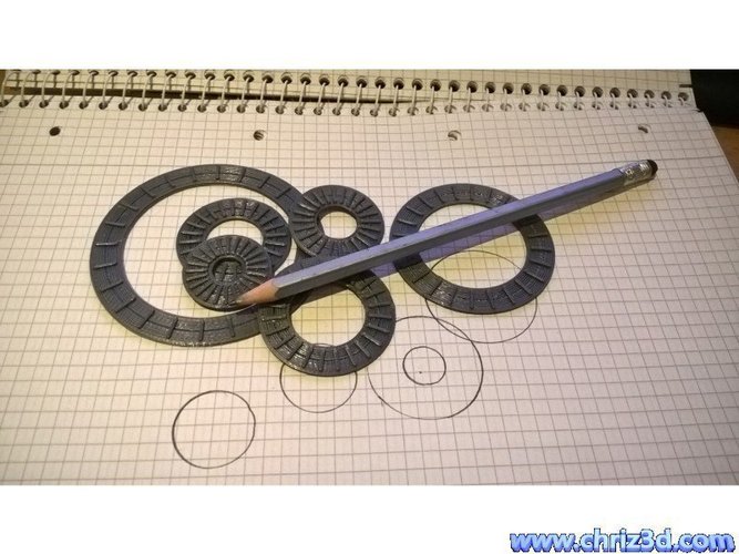 Circle templates 3D Print 51615