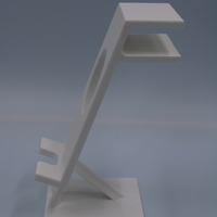 Small Phone Stand, for table or shelf 3D Printing 516172