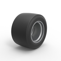 Wheel from Asphalt Modified stock car 1:25 - Thumbnail 2