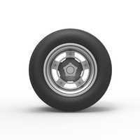 Wheel from Asphalt Modified stock car 1:25 - Thumbnail 5