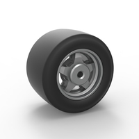 Wheel from Asphalt Modified stock car 1:25 - Thumbnail 8