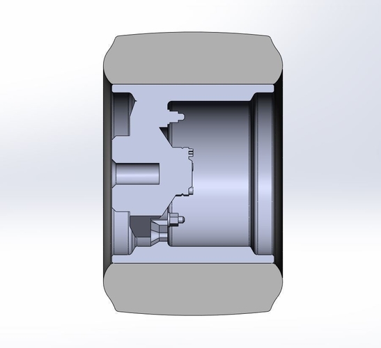 Wheel from Asphalt Modified stock car 1:25 3D Print 516207