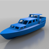 Small RC Ship 3D Printing 516292