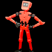 EASY TO PRINT - ACTION FIGURE (FULLY ARTICULATED PLA) - Thumbnail 7