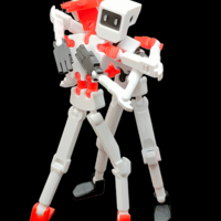 EASY TO PRINT - ACTION FIGURE (FULLY ARTICULATED PLA) - Thumbnail 12