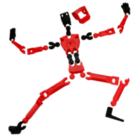 EASY TO PRINT - ACTION FIGURE (FULLY ARTICULATED PLA) - Thumbnail 13