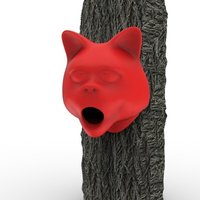Cat Birdhouse - Thumbnail 1