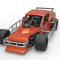 Asphalt Modified stock car Scale 1:25 - Thumbnail 5