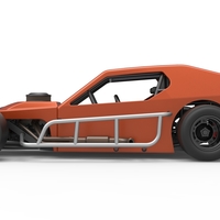 Asphalt Modified stock car Scale 1:25 - Thumbnail 8