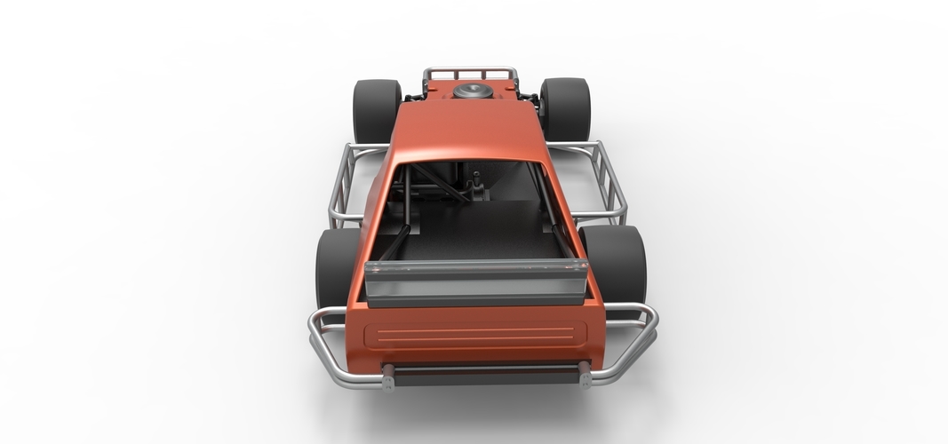 Asphalt Modified stock car Scale 1:25 3D Print 516412