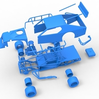 Asphalt Modified stock car Scale 1:25 - Thumbnail 20