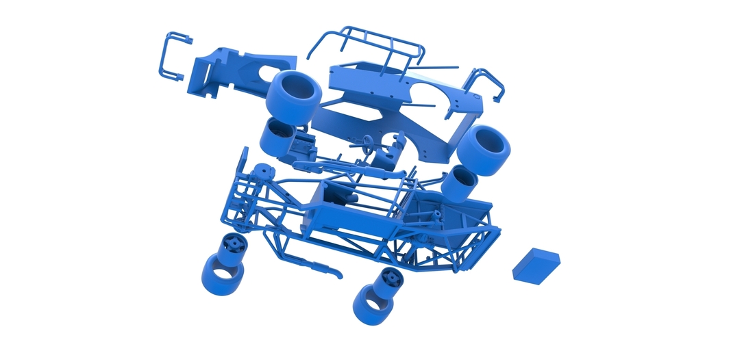 Asphalt Modified stock car Scale 1:25 3D Print 516419