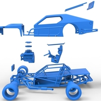 Asphalt Modified stock car Scale 1:25 - Thumbnail 23