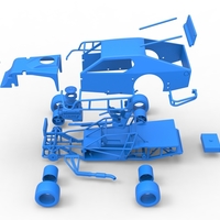 Asphalt Modified stock car Scale 1:25 - Thumbnail 24