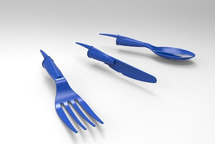 Pen cap Cutlery 3D Print 51643