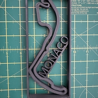 Small Monaco, F1 Track Decoration 3D Printing 516437