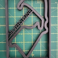 Small Silverstone, F1 Track Decoration 3D Printing 516439